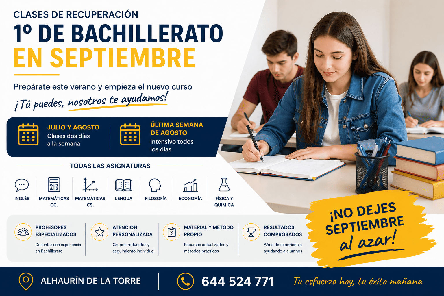 Recuperaciones septiembre